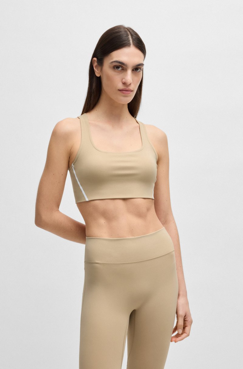 Hugo Boss Sujetador deportivo activo con relleno extraíble