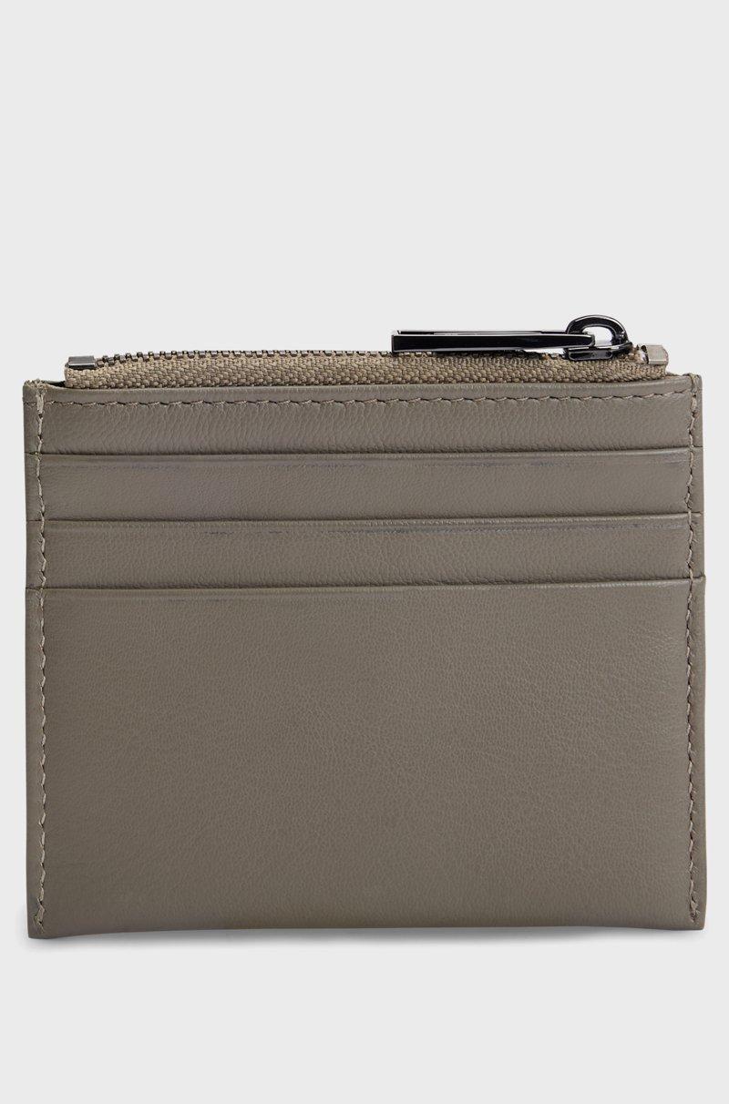 Hugo Boss Tarjetero De Piel Mate Con Monograma Double B