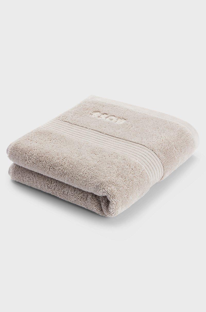 Hugo Boss Toalla de mano con logo de algodón del Egeo