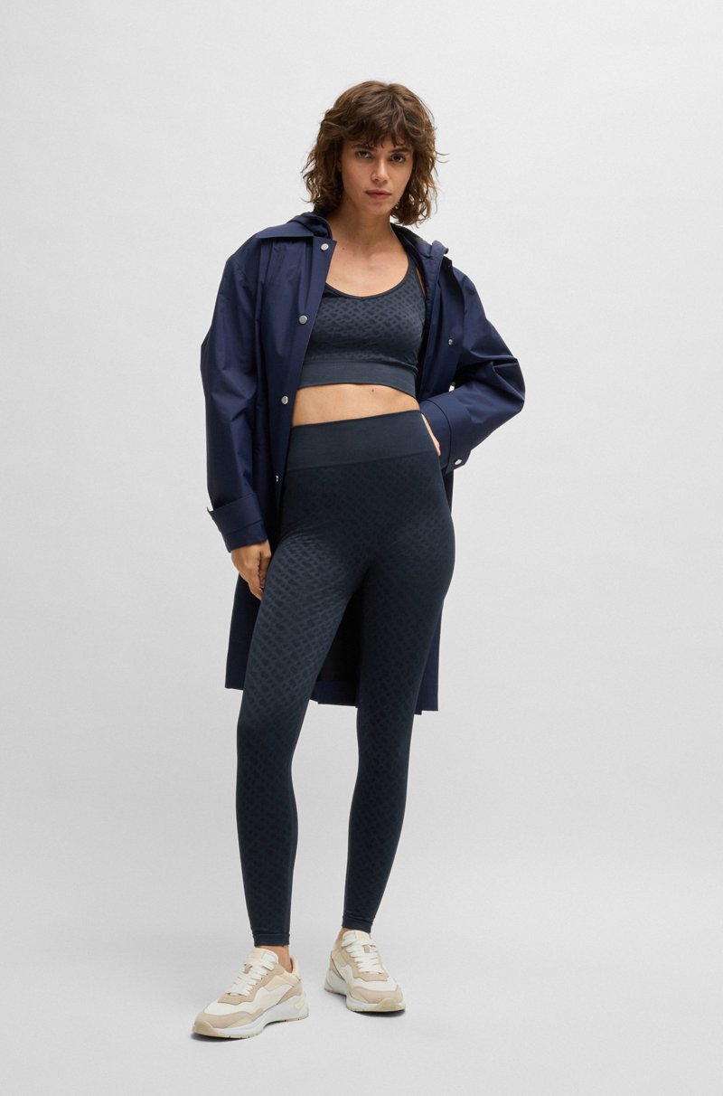 Hugo Boss Top De Deporte En Punto Elástico De Canalé