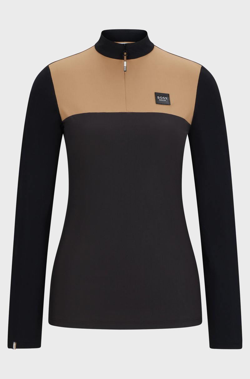 Hugo Boss Top de entrenamiento de equitación en tejido de secado rápido