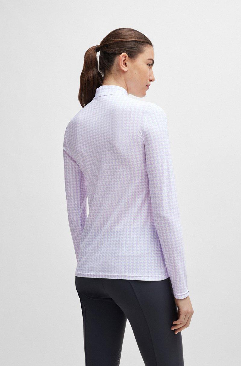 Hugo Boss Top De Entrenamiento Para Equitación De Cuello Con Cremallera Confeccionado En Tejido Elástico Transpirable