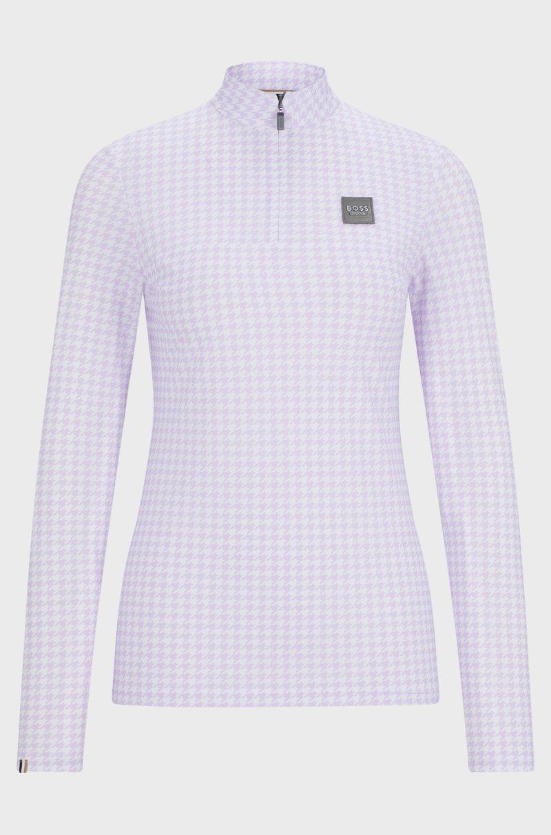 Hugo Boss Top de entrenamiento para equitación de cuello con cremallera confeccionado en tejido elástico transpirable