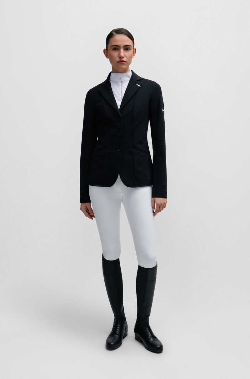 Hugo Boss Top De Exhibición Para Equitación Con Parte Central De Algodón Elástico