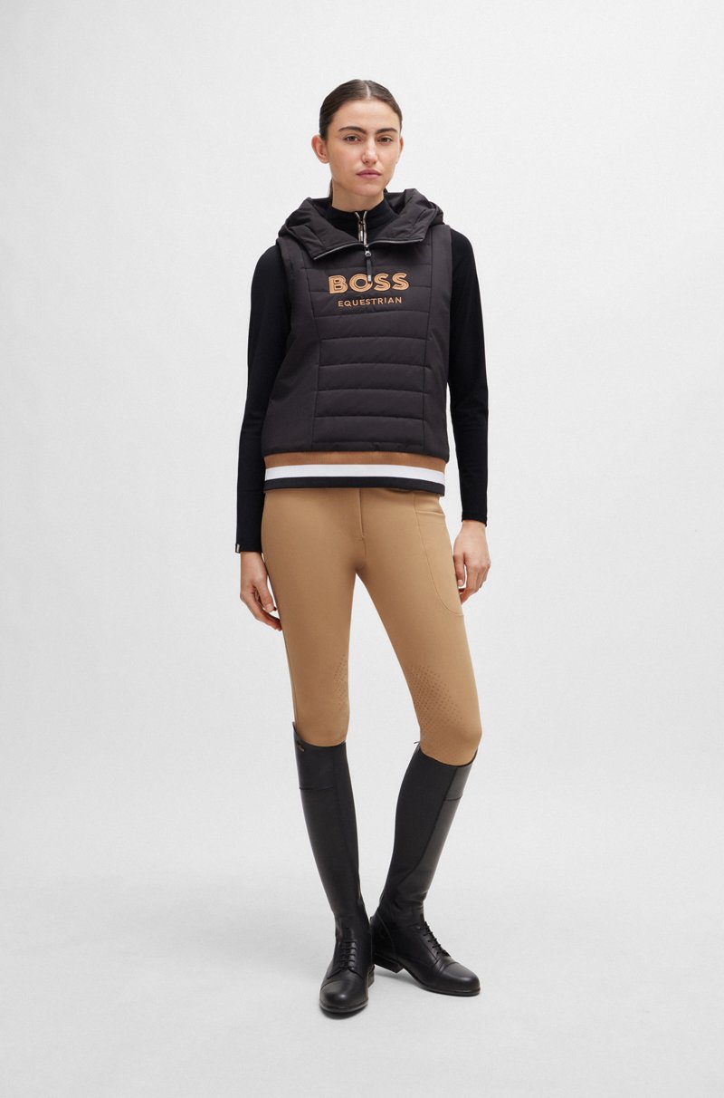 Hugo Boss Top De Exhibición Para Equitación En Tejido Superelástico