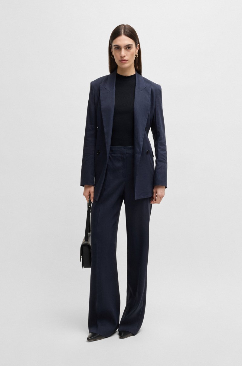 Hugo Boss Top Sin Mangas Con Cuello Inglés En Tejido De Canalé