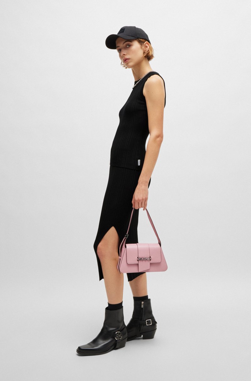 Hugo Boss Top Sin Mangas Slim Fit Con Estructura De Canalé Irregular