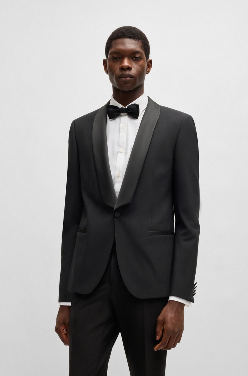 Hugo Boss Traje De Fiesta Slim Fit De Tejido Elástico Lavable