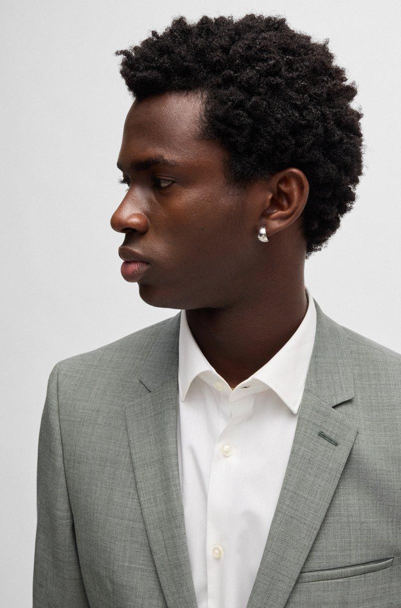 Hugo Boss Traje Extra Slim Fit En Mezcla De Lana Jaspeada