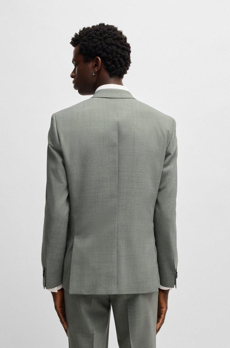 Hugo Boss Traje Extra Slim Fit En Mezcla De Lana Jaspeada