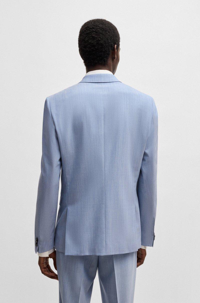 Hugo Boss Traje Extra Slim Fit En Mezcla De Lana Jaspeada