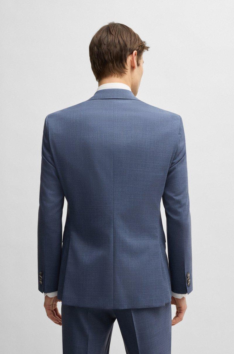 Hugo Boss Traje Regular Fit De Paño Elástico Con Motivo