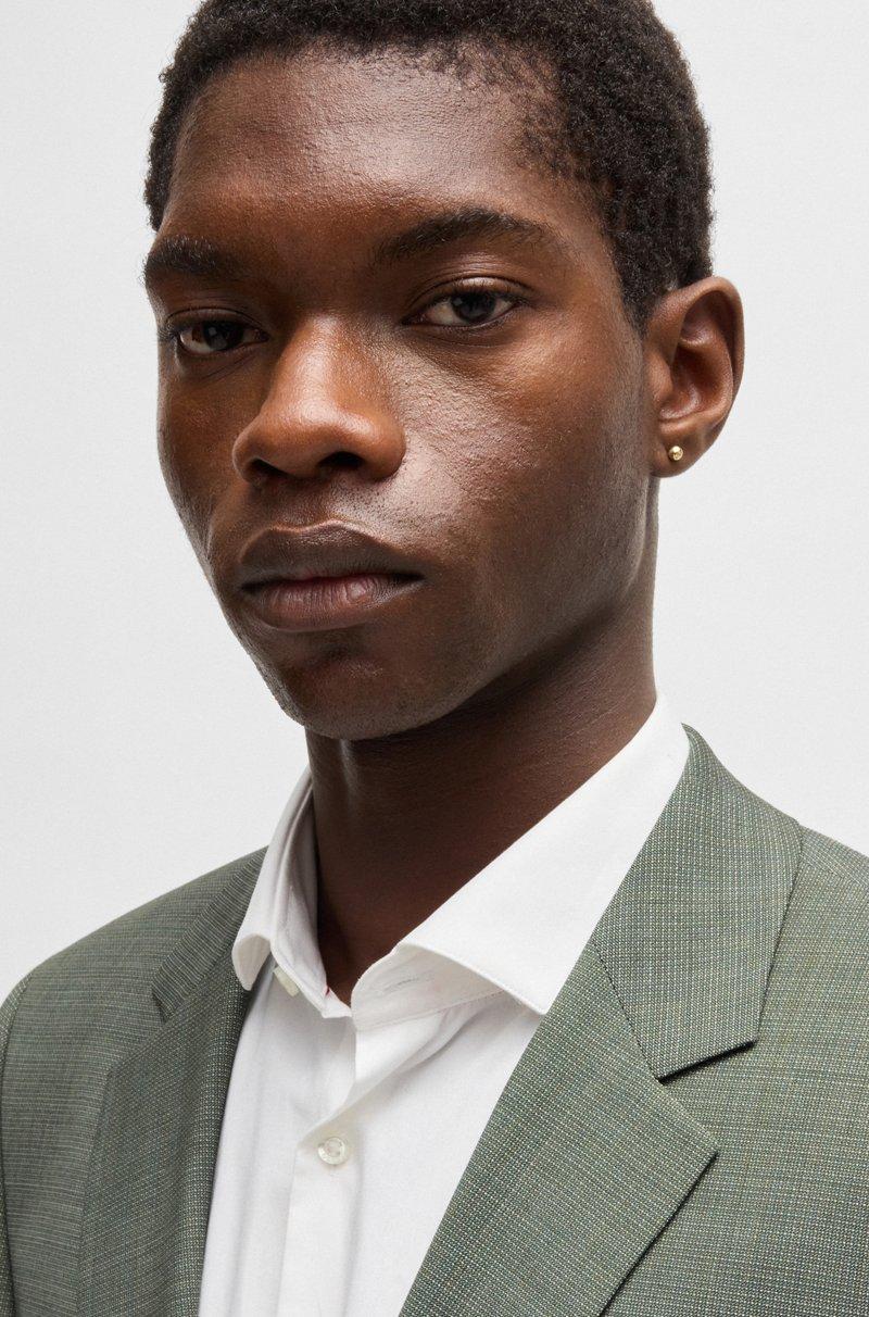 Hugo Boss Traje Slim Fit De Tejido Elástico Técnico Con Estructura