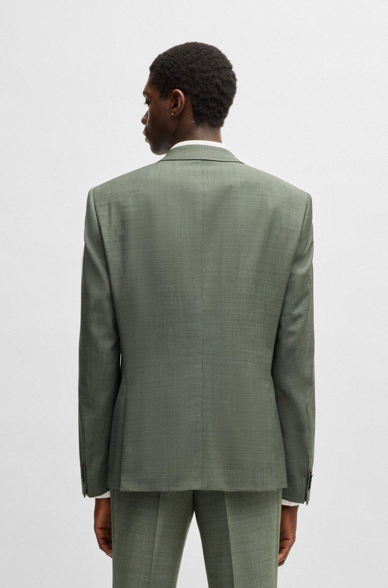 Hugo Boss Traje Slim Fit De Tejido Elástico Técnico Con Estructura