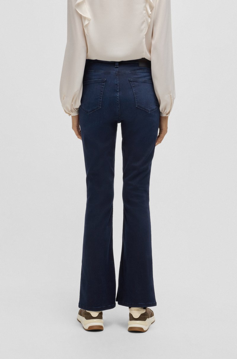 Hugo Boss Vaqueros Acampanados Slim Fit En Tejido Vaquero Elástico Azul