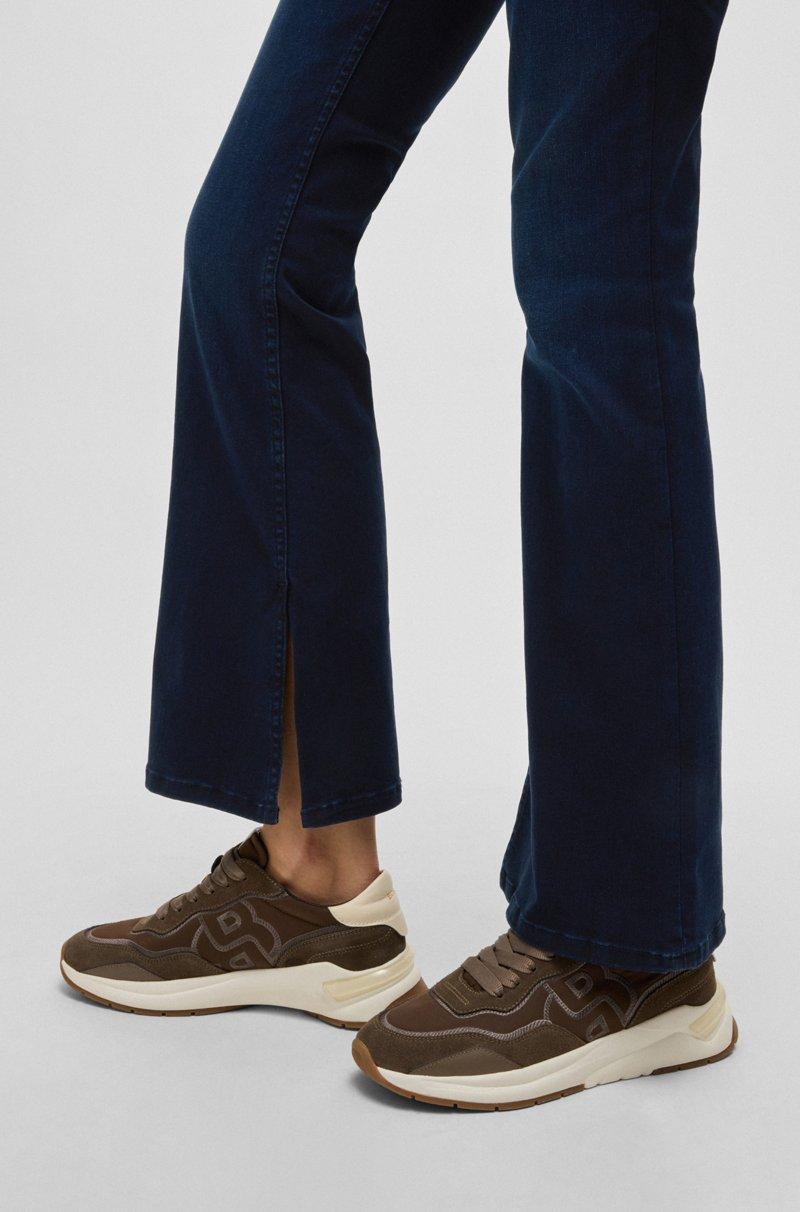 Hugo Boss Vaqueros Acampanados Slim Fit En Tejido Vaquero Elástico Azul