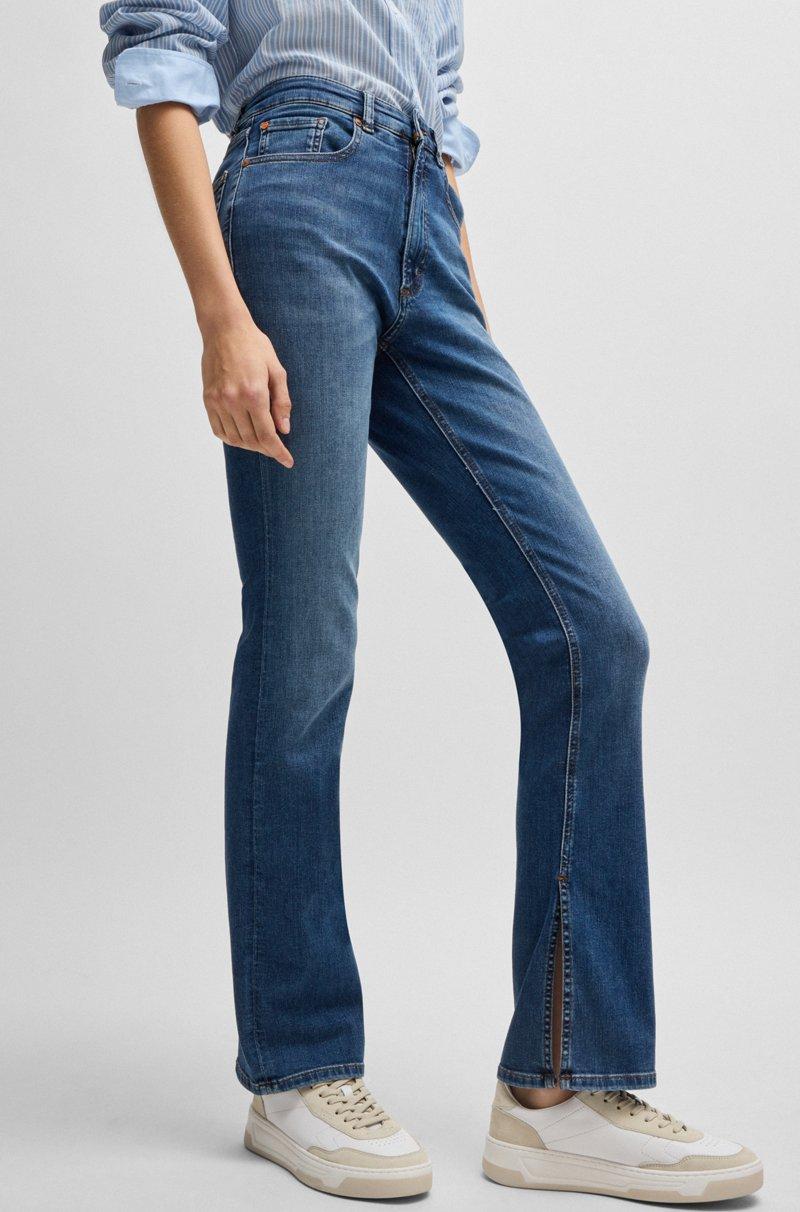 Hugo Boss Vaqueros Con Vuelo En Denim De Movimiento Suave