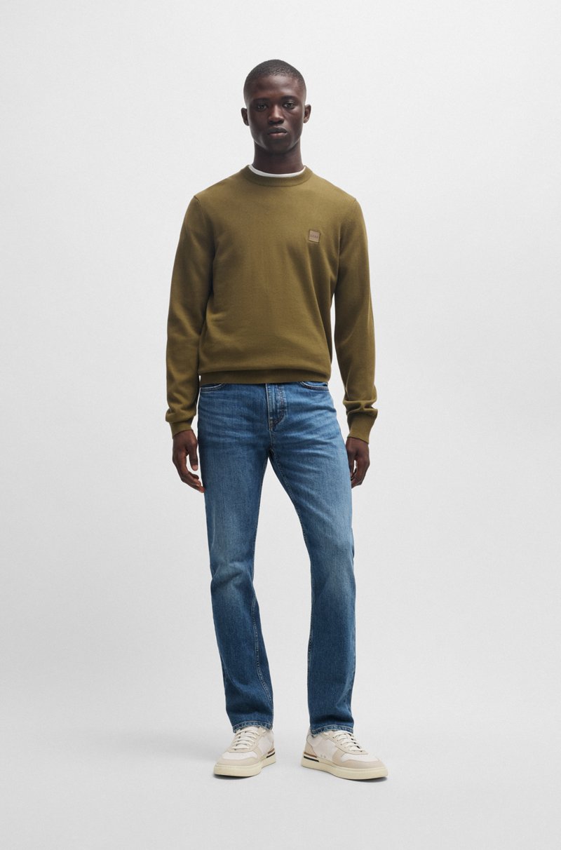 Hugo Boss Vaqueros Delaware Slim Fit De Cómodo Denim Elástico Azul