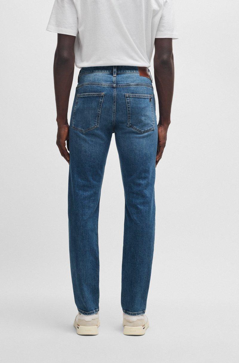 Hugo Boss Vaqueros Delaware Slim Fit De Cómodo Denim Elástico Azul