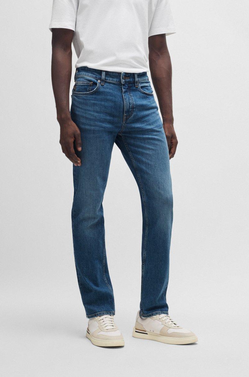 Hugo Boss Vaqueros Delaware Slim Fit De Cómodo Denim Elástico Azul