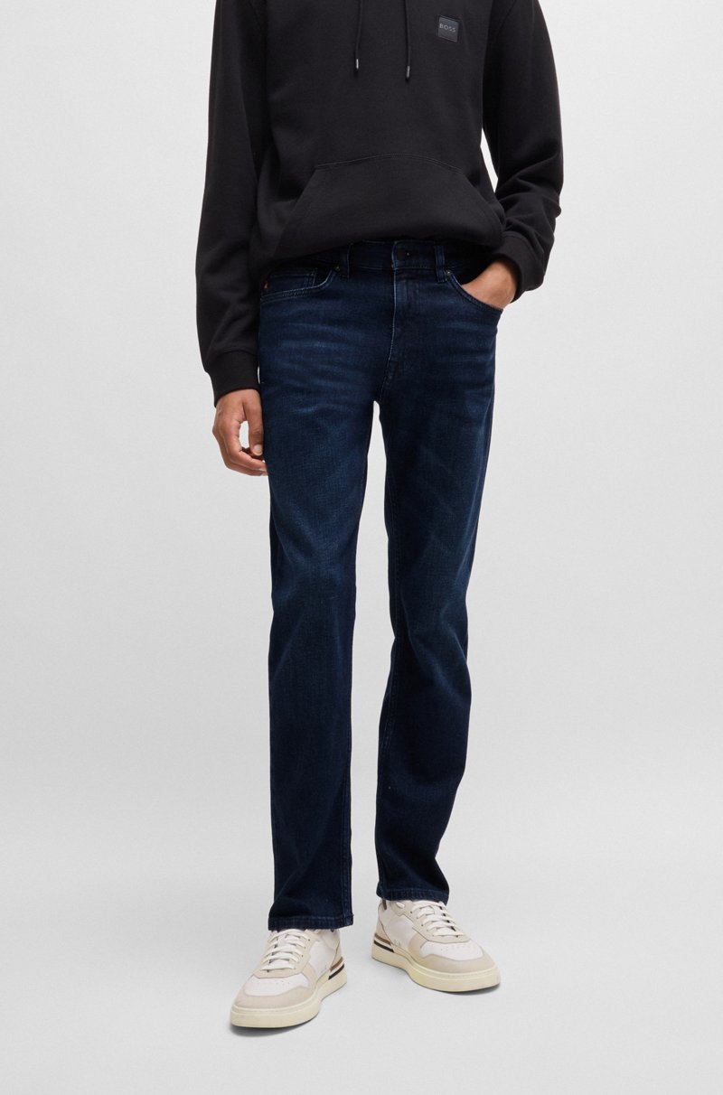 Hugo Boss Vaqueros Delaware slim fit de cómodo tejido vaquero elástico azul puro