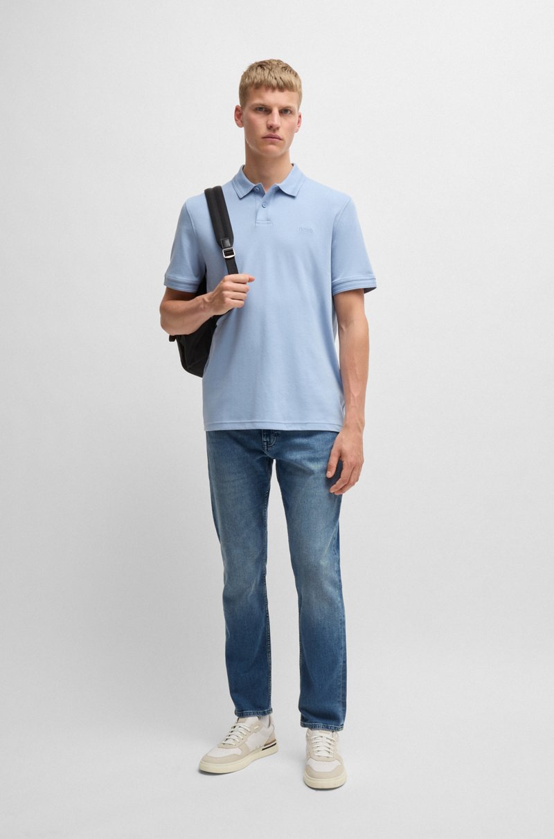Hugo Boss Vaqueros Delaware Slim Fit De Cómodo Tejido Vaquero Elástico Azul