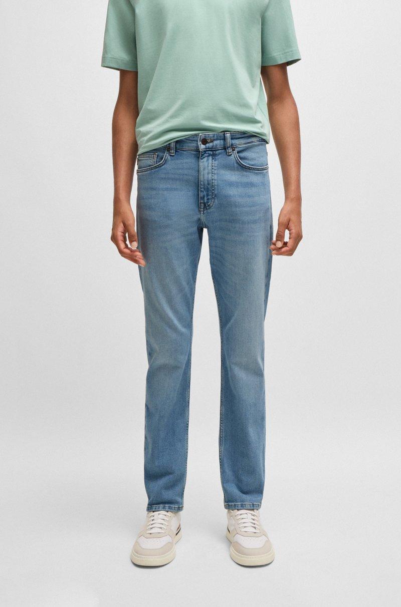 Hugo Boss Vaqueros Delaware slim fit de cómodo tejido vaquero elástico azul brillante