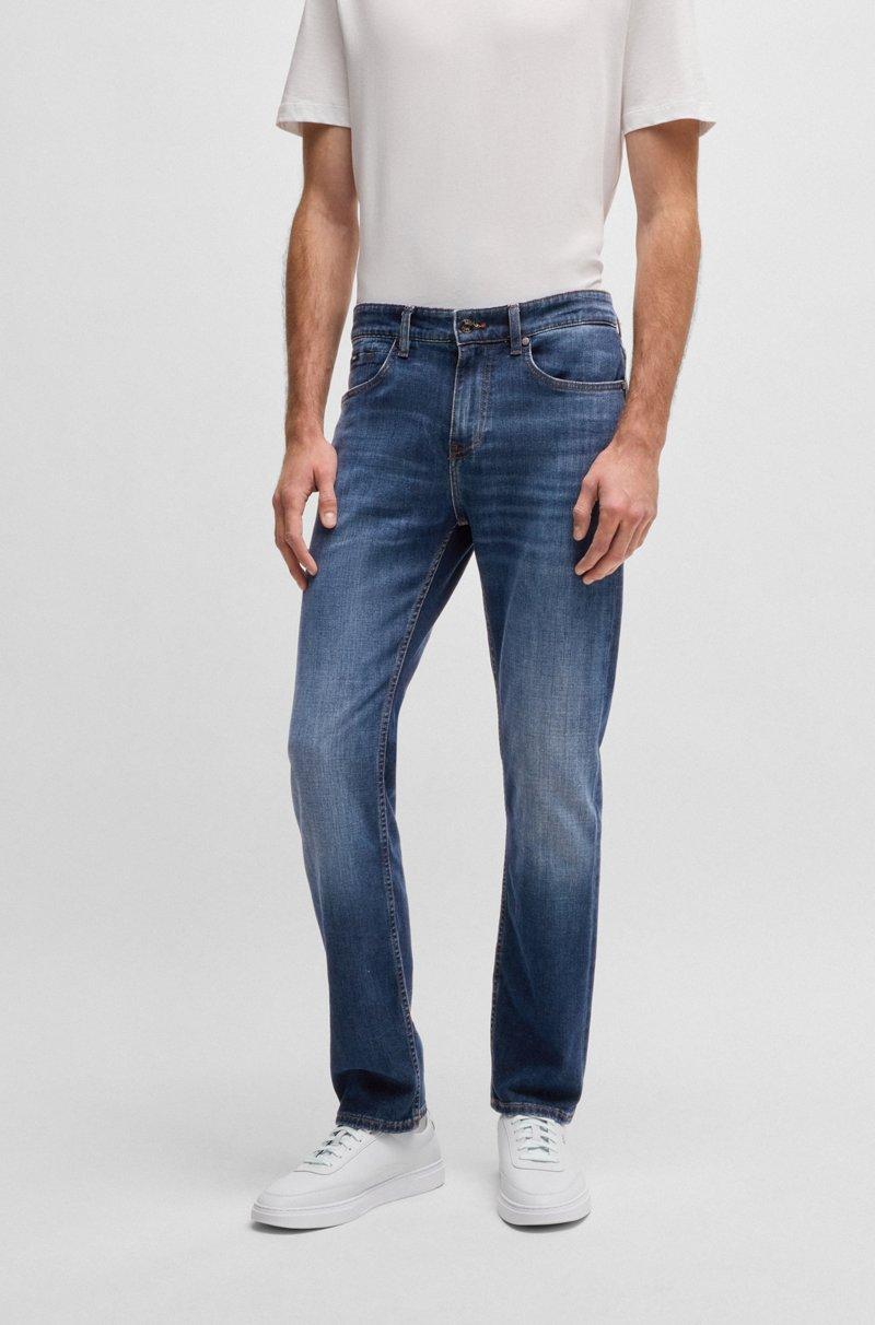 Hugo Boss Vaqueros Delaware slim fit de cómodo tejido vaquero elástico azul