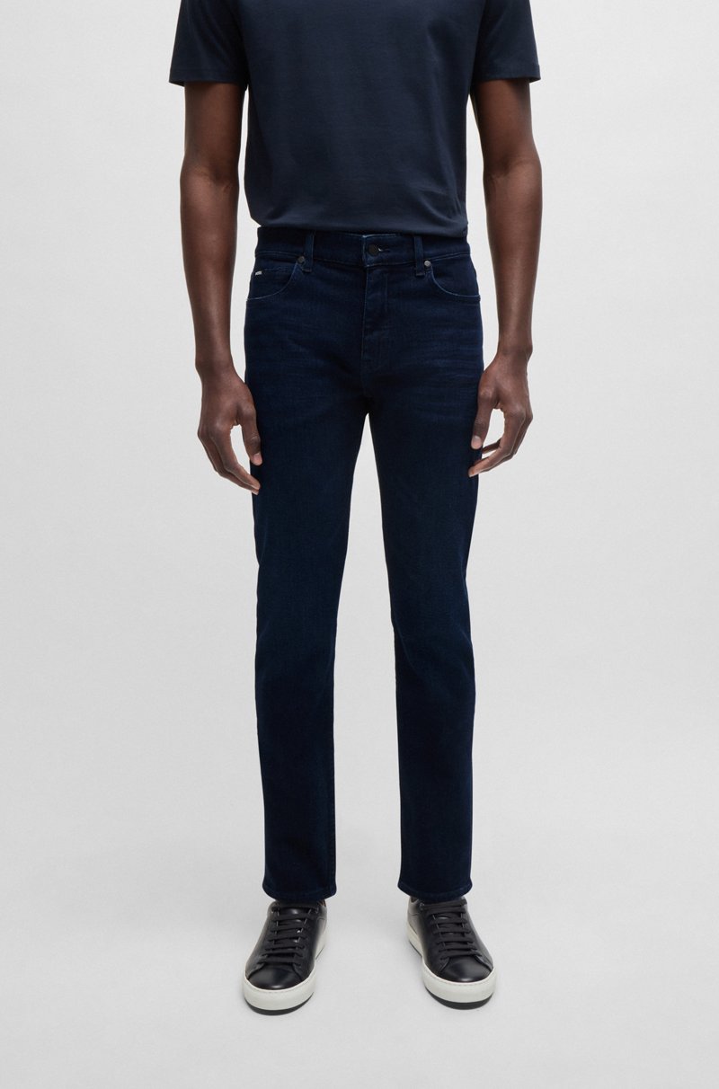 Hugo Boss Vaqueros Delaware Slim Fit De Denim Azul Oscuro Supersuave
