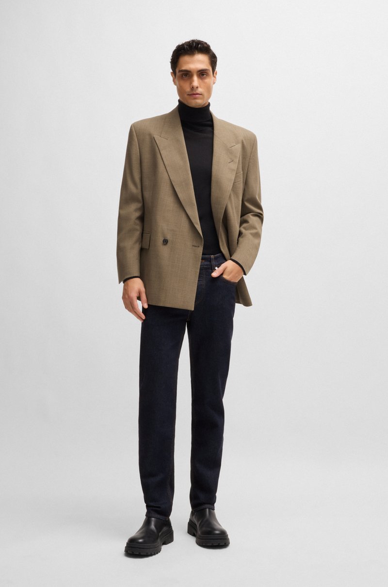 Hugo Boss Vaqueros Delaware Slim Fit De Denim Elástico Azul Oscuro