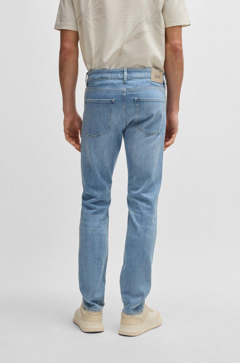 Hugo Boss Vaqueros Delaware Slim Fit De Denim Italiano Azul