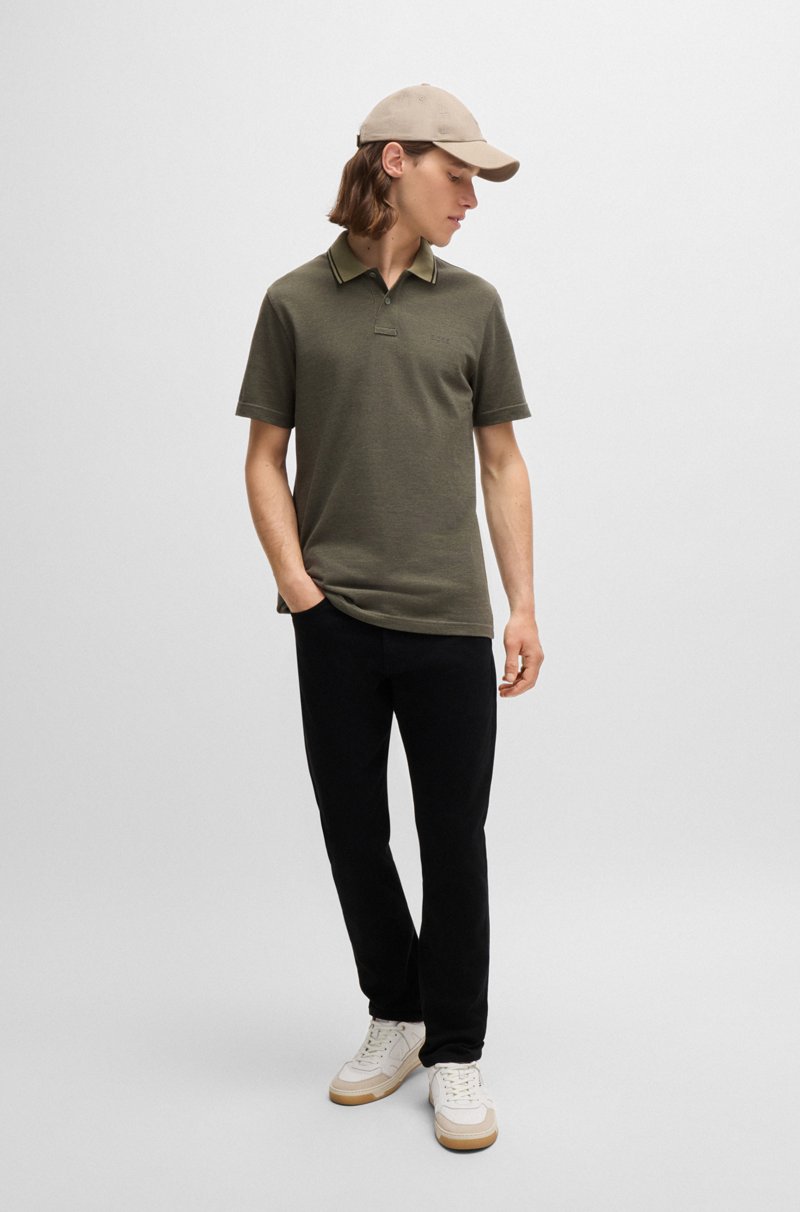 Hugo Boss Vaqueros Delaware Slim Fit En Un Cómodo Denim Elástico Stay Black