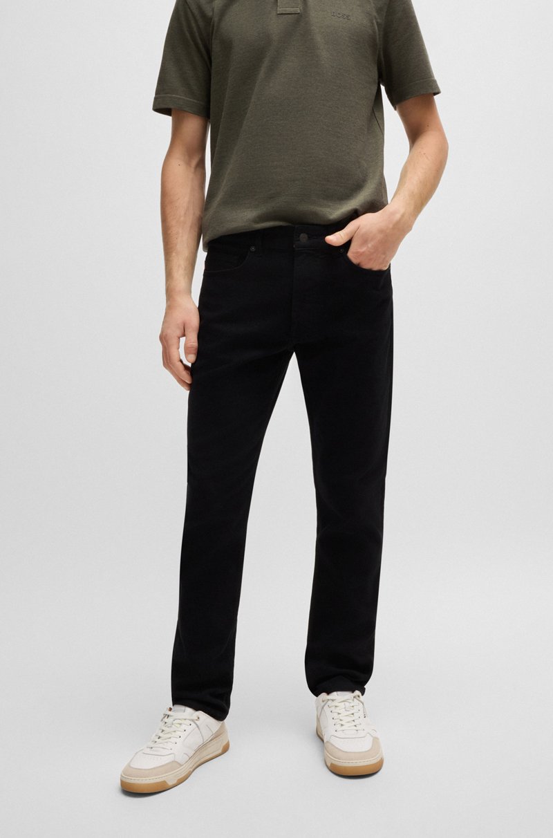 Hugo Boss Vaqueros Delaware slim fit en un cómodo denim elástico Stay Black