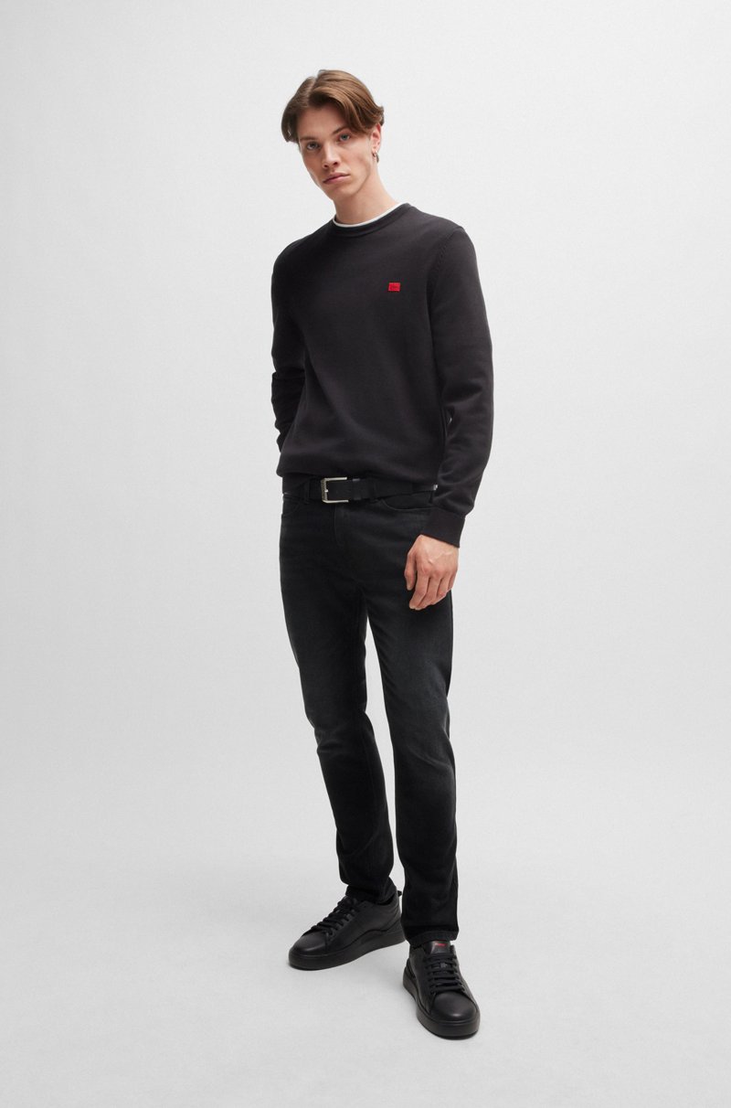 Hugo Boss Vaqueros Extra Slim Fit De Denim Elástico En Color Negro Intenso