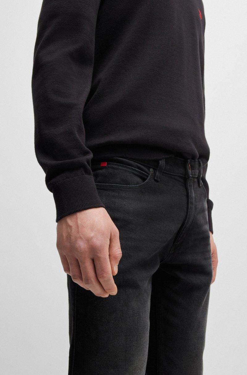 Hugo Boss Vaqueros Extra Slim Fit De Denim Elástico En Color Negro Intenso