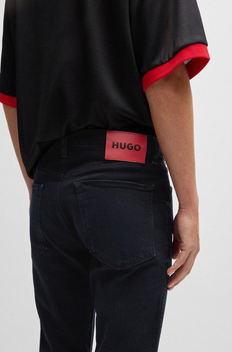 Hugo Boss Vaqueros Extra Slim Fit De Denim Elástico Negro Azulado