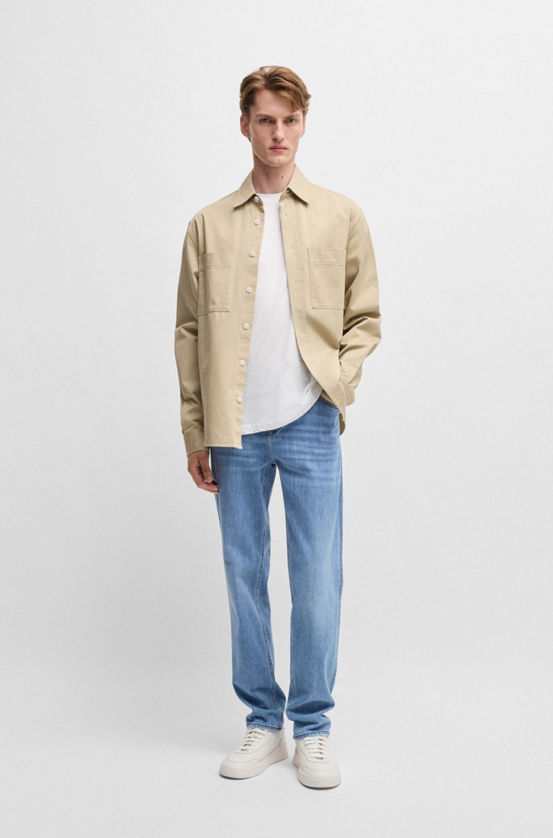 Hugo Boss Vaqueros Maine Regular Fit De Denim Azul Supersuave