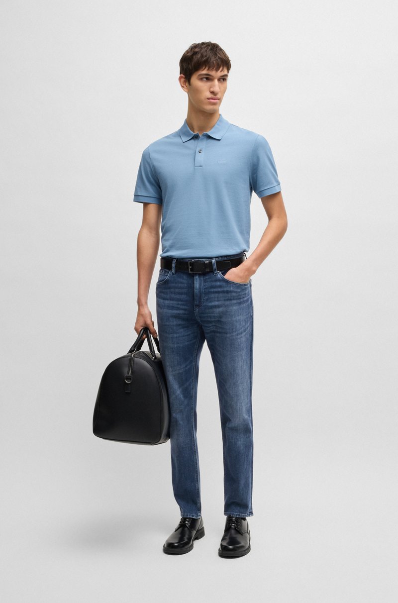 Hugo Boss Vaqueros Maine Regular Fit De Denim Italiano Azul