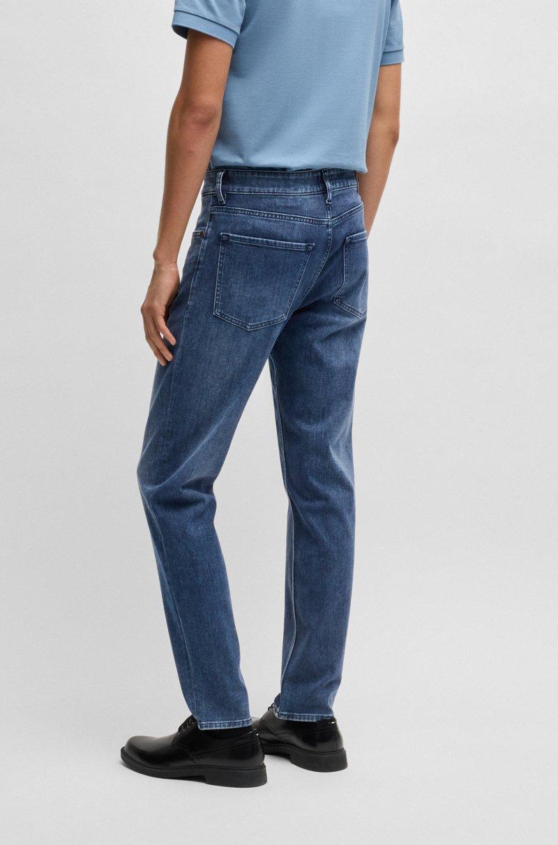 Hugo Boss Vaqueros Maine Regular Fit De Denim Italiano Azul