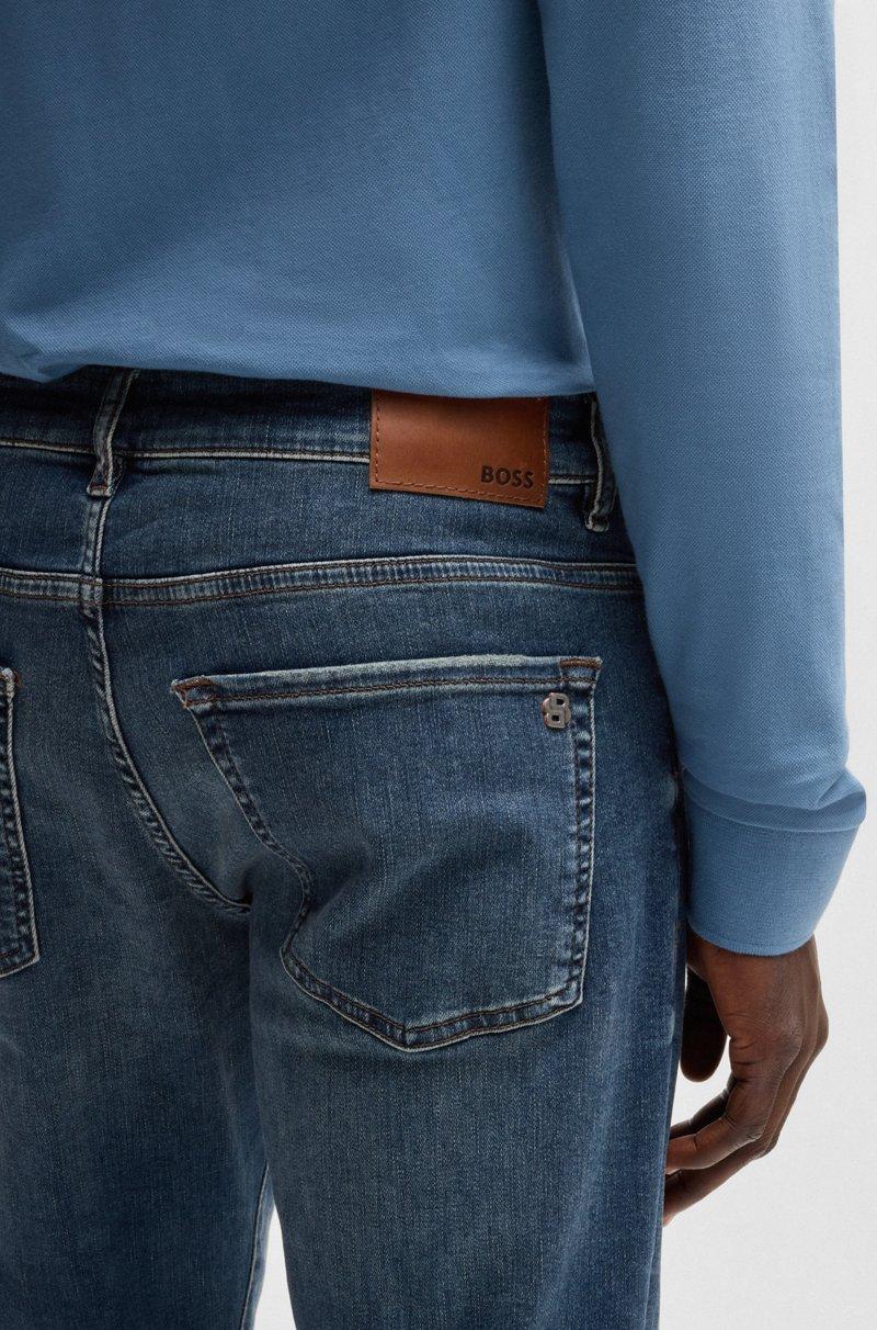 Hugo Boss Vaqueros Maine Regular Fit De Suave Denim Elástico