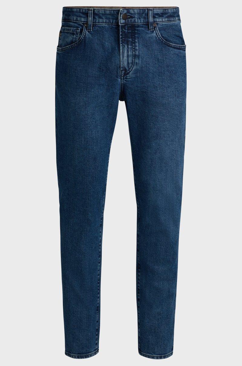 Hugo Boss Vaqueros Maine regular fit en cómodo denim elástico azul
