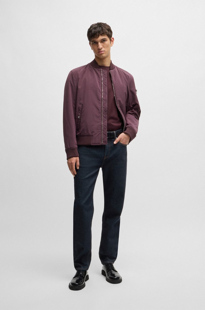 Hugo Boss Vaqueros Maine Regular Fit En Cómodo Tejido Vaquero Elástico Azul Oscuro