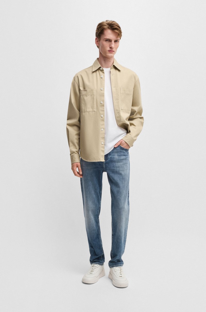 Hugo Boss Vaqueros Maine Regular Fit En Denim Azul Supersuave