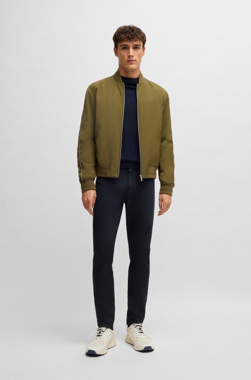 Hugo Boss Vaqueros Porsche X BOSS Tapered Fit De Tejido Vaquero Elástico Técnico En Tono Azul