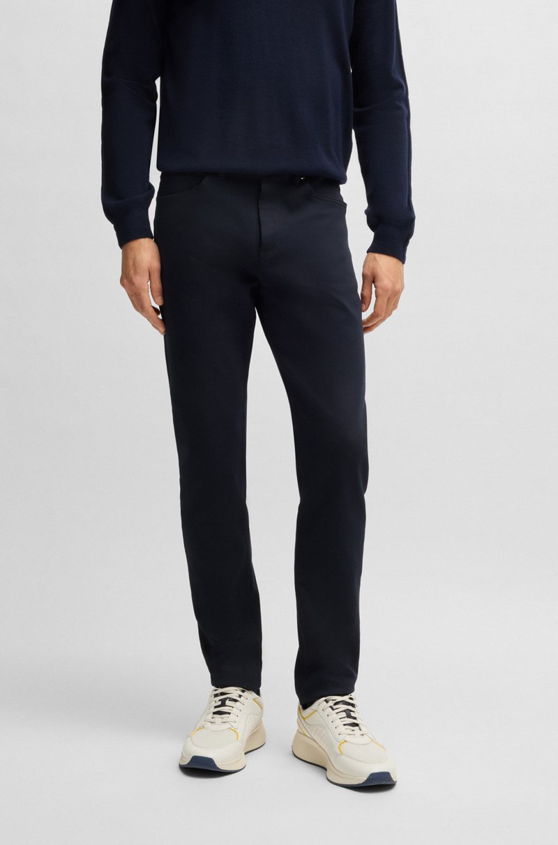 Hugo Boss Vaqueros Porsche x BOSS tapered fit de tejido vaquero elástico técnico en tono azul