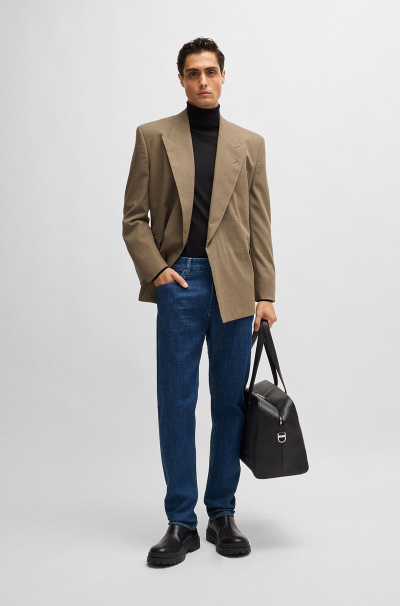 Hugo Boss Vaqueros Regular Fit De Denim Elástico Azul