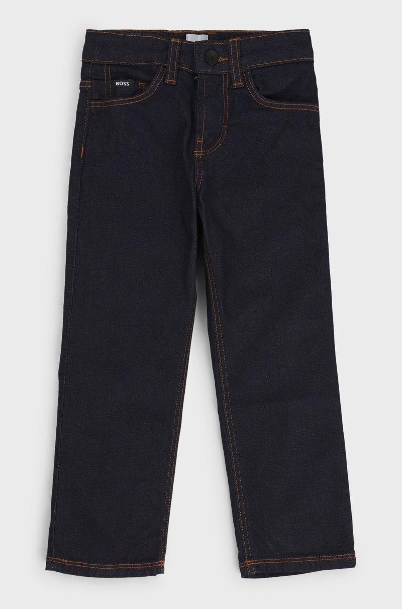 Hugo Boss Vaqueros Regular Fit Para Niños Con Remache De Monograma Double B