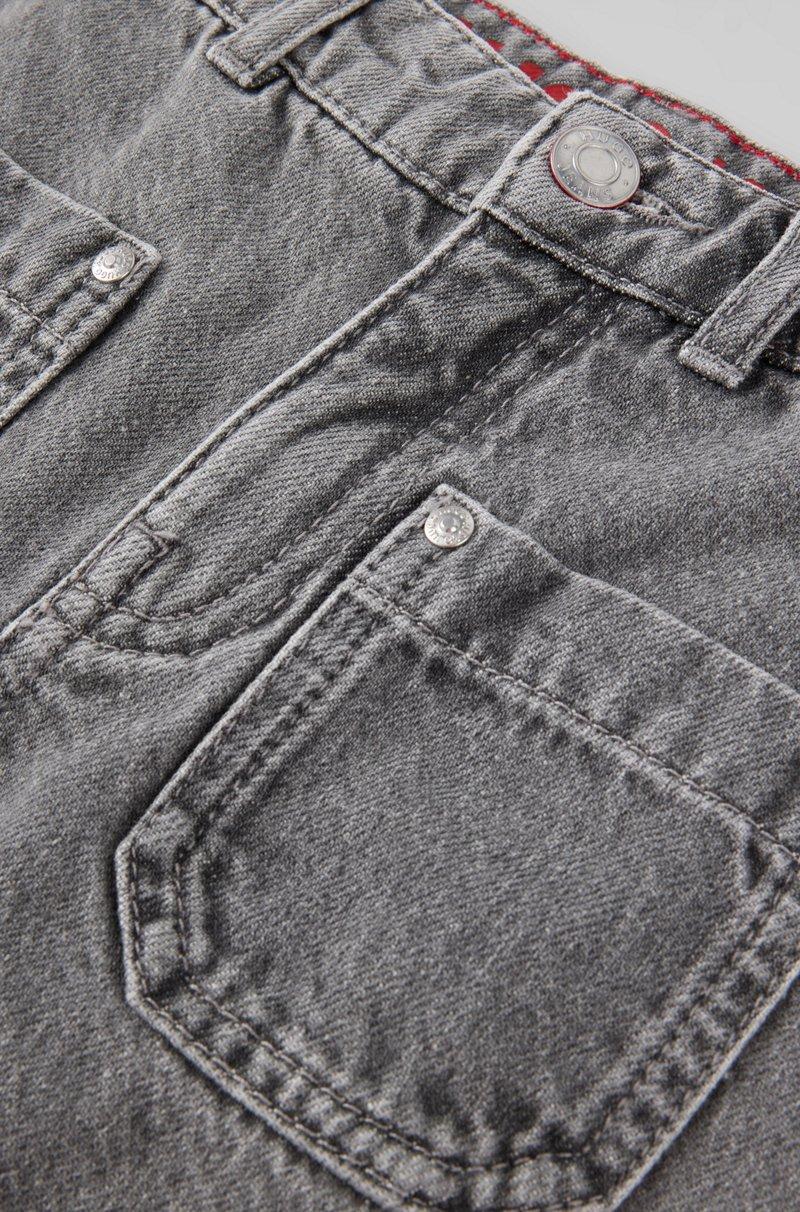 Hugo Boss Vaqueros Relaxed Fit Para Niños En Denim Gris De Algodón