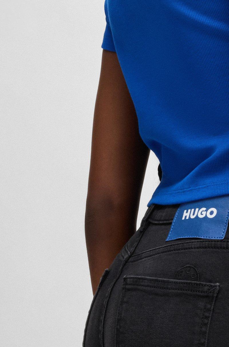 Hugo Boss Vaqueros Skinny Fit De Denim Elástico Negro