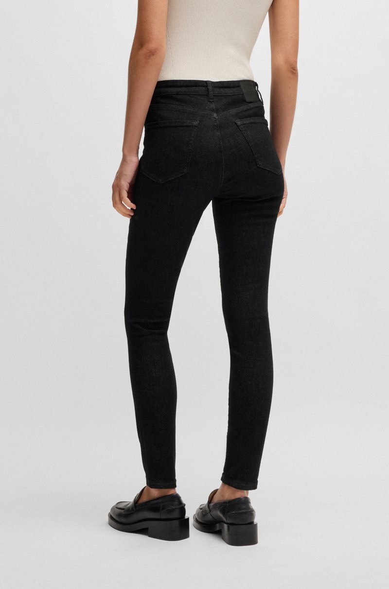 Hugo Boss Vaqueros Skinny Fit En Tejido Vaquero Superelástico Negro